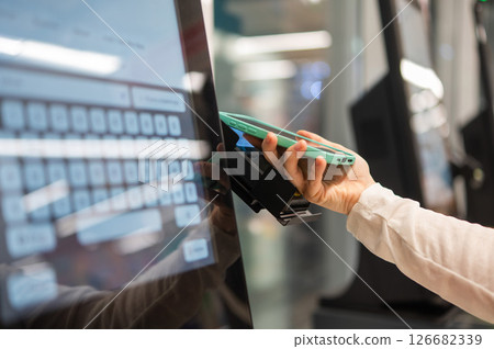 Using Smartphone for Easy Self-Checkout at the Supermarket 126682339