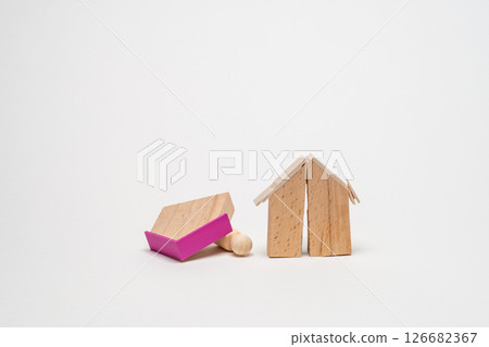 地震摧毀的城市景觀圖片 126682367