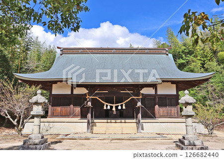 大村神社位於山口市須善寺，供奉明治維新領袖大村益次郎。 126682440