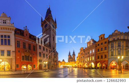 Old Town Square at dawn in Prague Czech Republic 126682993