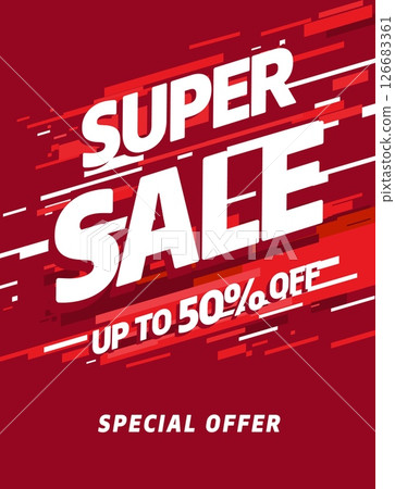 Sale banner template design. Special offer. Sale banner template design. Special offer. 126683361