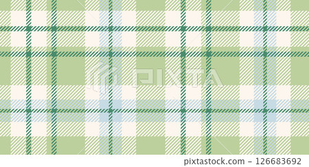 Light Green and Cream Plaid Pattern with Subtle Blue Accents in a Seamless Classic Checkered Design for Fashion, Textiles, and Spring-Themed Backgrounds Light Green and Cream Plaid Pattern with Subtle Blue Accents in a Seamless Classic Checkered Design for Fashion, Textiles, and Spring-Themed Backgrounds 126683692