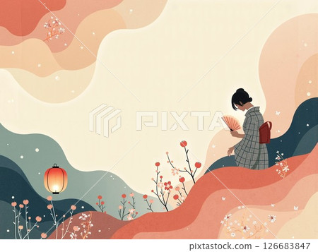 Retro Art Summer 126683847