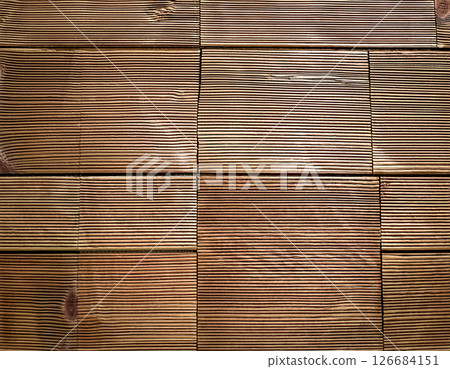 Wooden board background image material 126684151