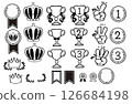 Simple ranking icon set 126684198