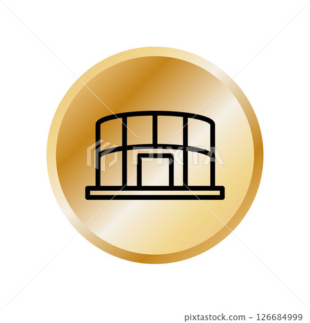 Mall building icon design template 126684999