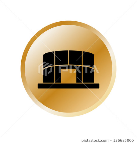 Mall building icon design template 126685000