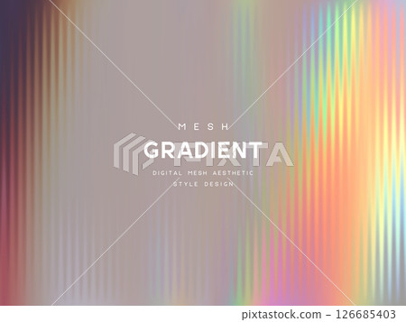 Pastel gradient mesh background with vertical stripes and smooth transitions. 126685403