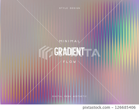 Pastel gradient mesh background with vertical stripes and smooth transitions. 126685406