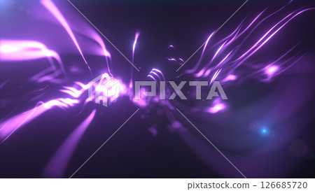 Abstract purple electric lines capturing dynamic energy flow and futuristic vibrancy Abstract purple electric lines capturing dynamic energy flow and futuristic vibrancy 126685720