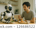 Breakfast with a robot 126686522