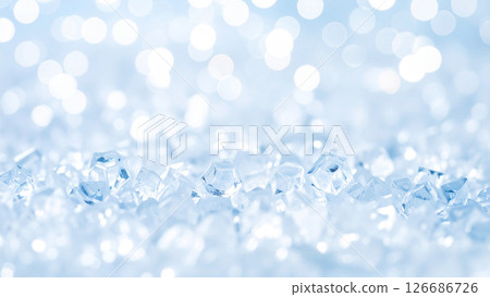 涼爽的冰背景紋理 126686726