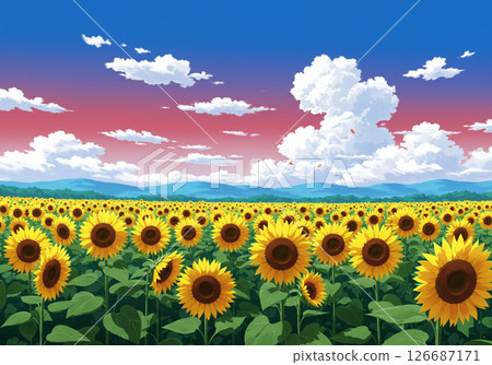 Summer landscape 126687171