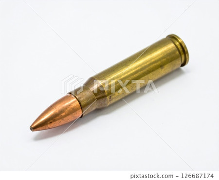 Large Caliber Bullet in Gold and Copper 126687174
