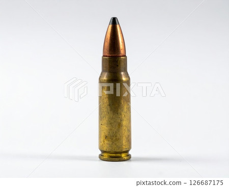Small-Caliber Bullet with Black Tip 126687175