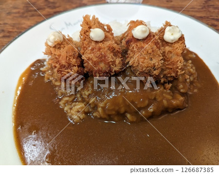 Delicious curry rice 126687385