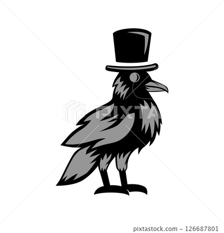 bird, logo, crow 126687801