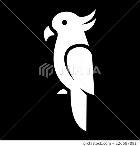 bird, vector, cockatoo 126687881