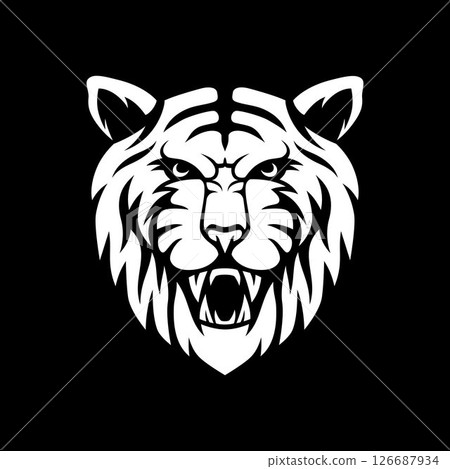 logo, vector, tiger 126687934