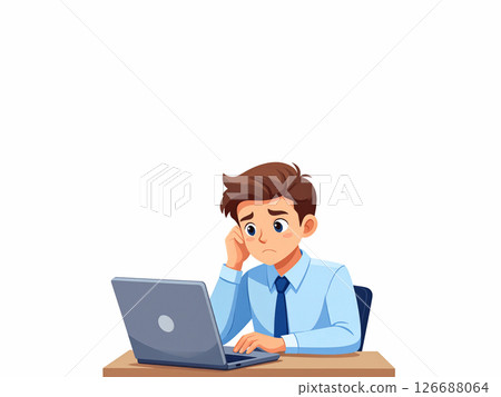 Office worker, trouble, worry 126688064