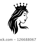 crown, female, vector 126688067