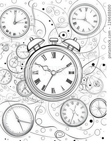 Whimsical clockwork a dance through time 126688800