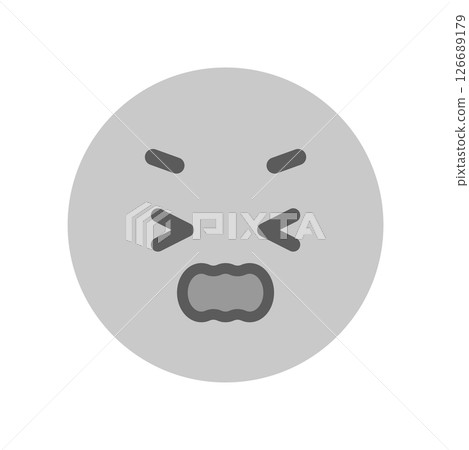 喊叫表情符號 - 憤怒的人、抱怨的人、打架的人、沒有/沒有情緒的圖像 126689179
