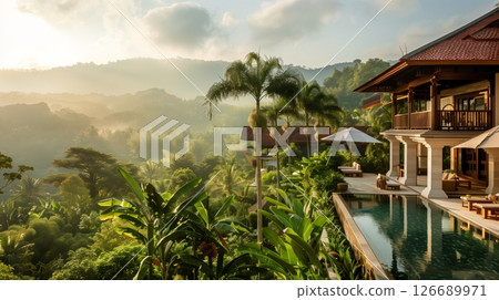 A luxurious resort with lush gardens, spa treatments, world-class dining, and panoramic ocean views. 126689971