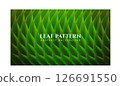 Abstract Green Leaf Pattern Background.  126691550