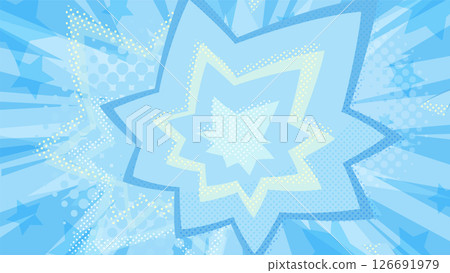 Pop shock effect background illustration_16:9 Pop shock effect background illustration_16:9 126691979