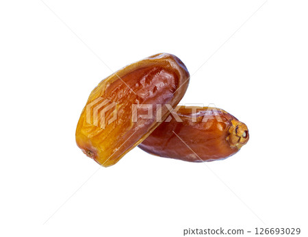 Dried dates fruit closeup Dried dates fruit closeup 126693029