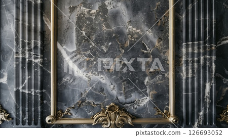 Marble, used in classical architecture, adds grandeur and elegance, favored for columns, floors, and sculptures. 126693052