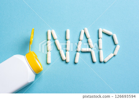 NAD supplement pills, capsules 126693594