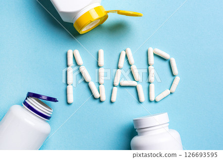 NAD supplement pills, capsules 126693595