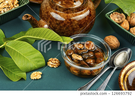 Organic jam, healthy food. Organic jam, healthy food. 126693792
