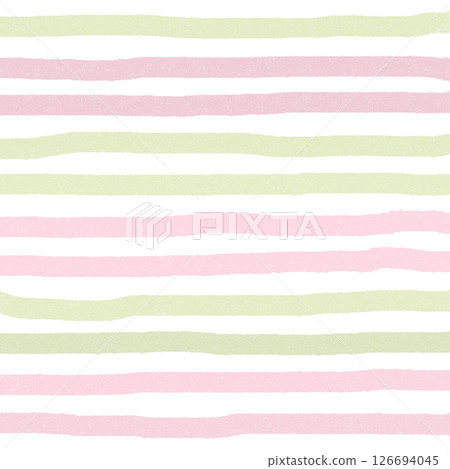 Pink Sage Green Hand Drawn Stripe Line Background Pattern Overlay 126694045