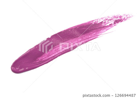 colored brush stroke paiting over isolated background, canvas watercolor texture, lipstick smudge colored brush stroke paiting over isolated background, canvas watercolor texture, lipstick smudge 126694487