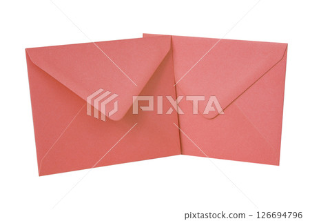 Craft envelope isolated on white background 126694796