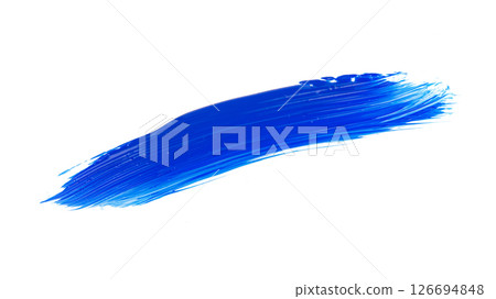 Acrylic brush stroke painting over isolated background, canvas watercolor texture Acrylic brush stroke painting over isolated background, canvas watercolor texture 126694848