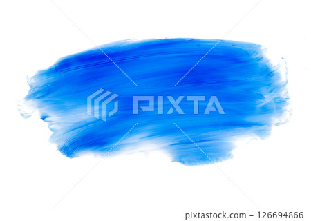 Oil Paint smudge isolated on white background Oil Paint smudge isolated on white background 126694866