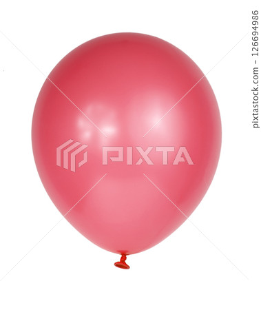colorful balloon isolated on white background Children's party balloons 126694986