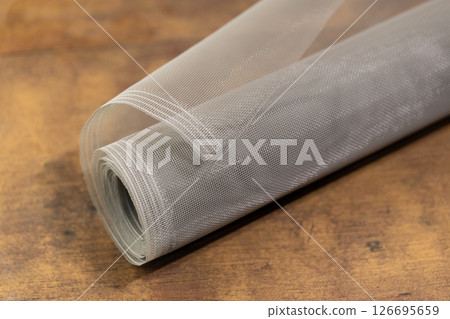 Image of a screen door (stock photo) 126695659