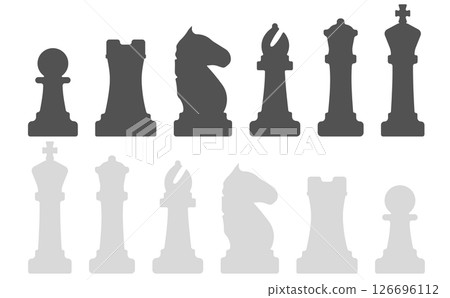 Chess pieces illustration 126696112