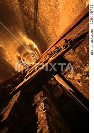 [Yamanashi Prefecture] Former Chuo Main Line - Waterway for draining spring water installed in the Ohikage Tunnel 126696731