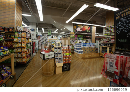 washington dc supermarket shelves 126696959