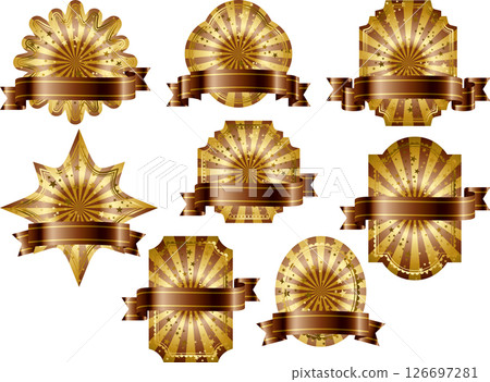 Label halo, with obi, 18 brown 126697281