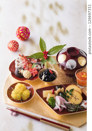 New Year dishes  126697351