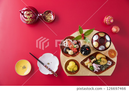 New Year dishes New Year dishes 126697466