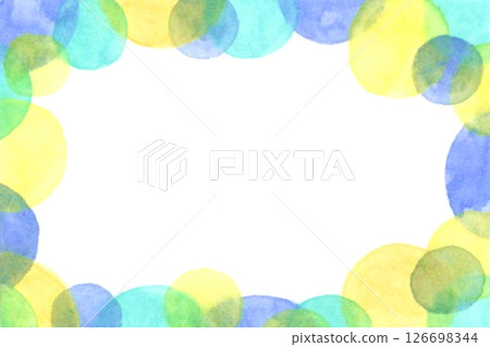 Watercolor colorful texture geometric pattern 126698344