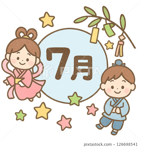 Tanabata Orihime and Hikoboshi 126698541